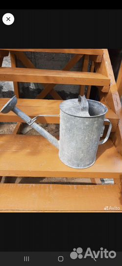 Лейка садовая железная СССР