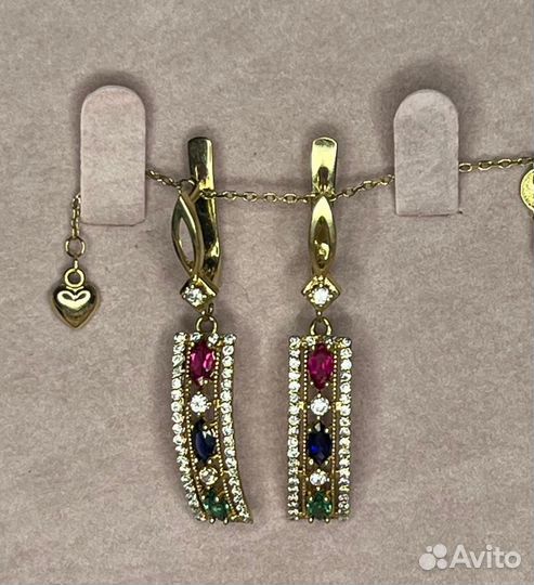 Золотые серьги