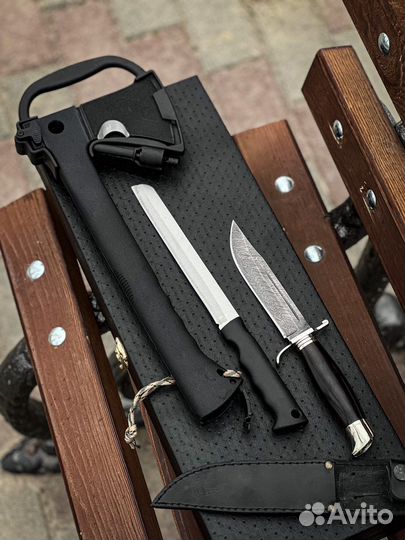 Нож финка нквд и топор
