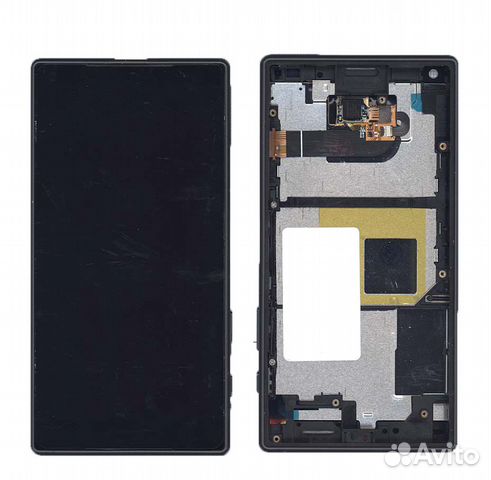 Дисплей для Sony Xperia Z5 Compact черный с рамкой