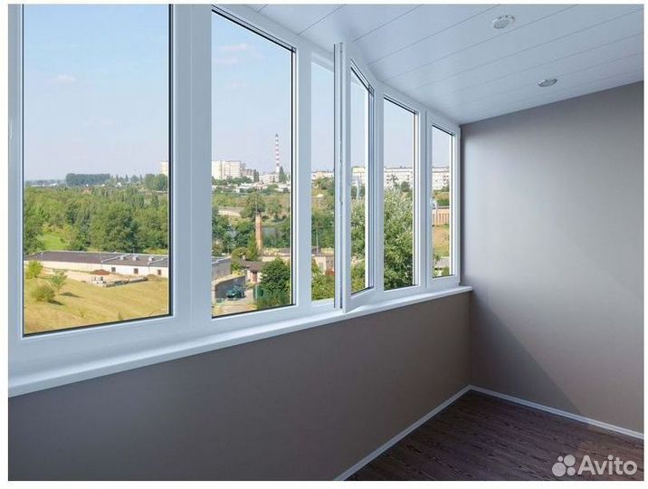 Остекление балконов и лоджий, отделка балкона