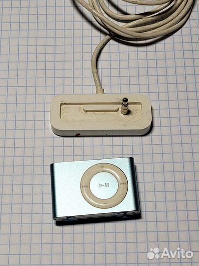 Плеер-прищепка iPod shuffle Gen2 1Gb Light Blue