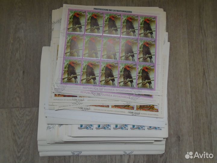 Марки СССР, Вьетнама, Гвинеи. Более 150 листов