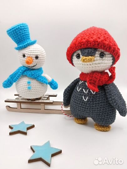 Вязанные игрушки ручной работы