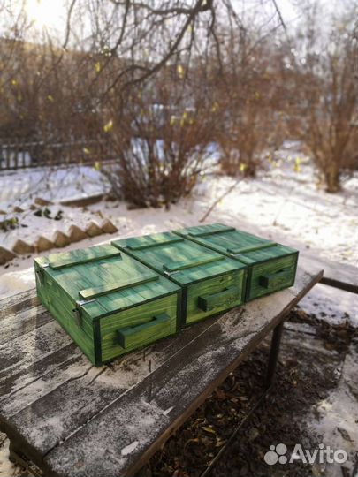 Ящик армейский деревянный декоративный