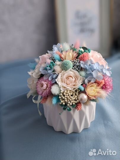 Букеты из сухоцветов