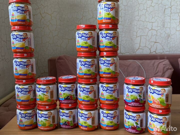 Фруктовое пюре агуша