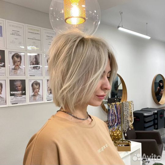 Женская стрижка/окрашивание