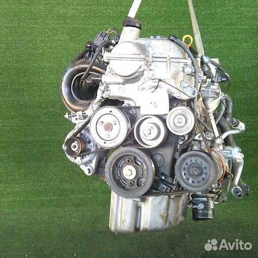 Двигатель в сборе двс toyota vitz SCP90 2SZ-FE