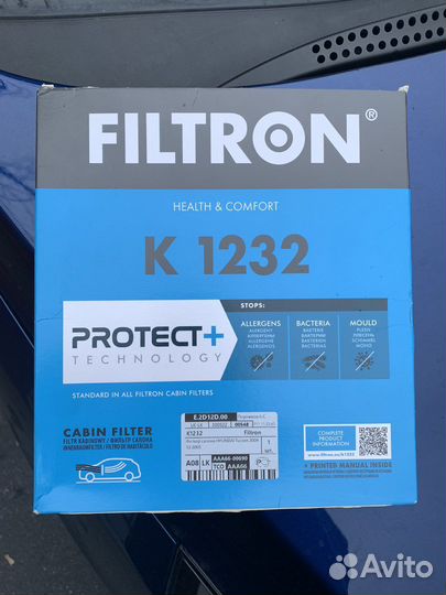 Салонный фильтр Filtron K1232
