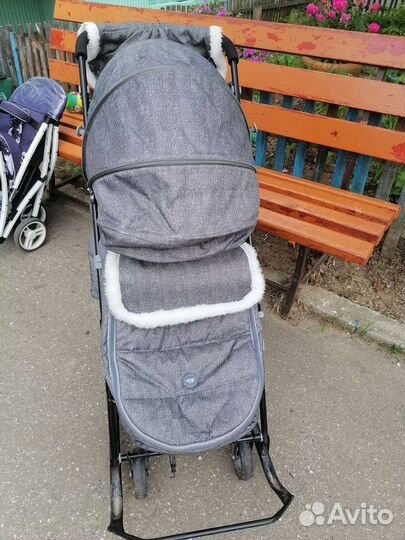 Детские санки коляска Ника