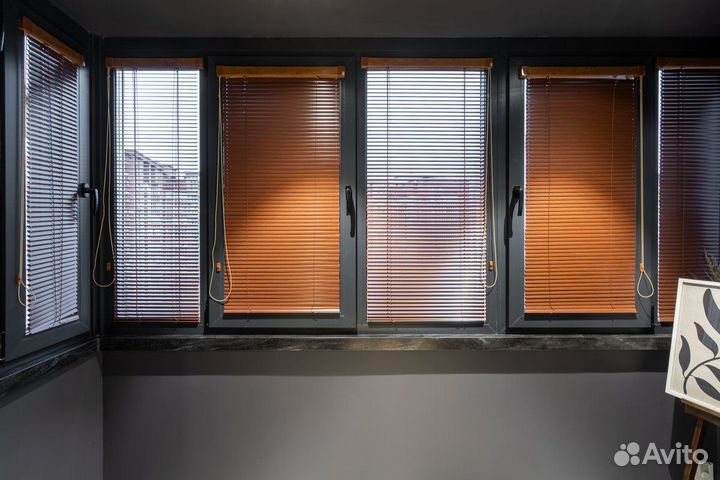 Жалюзи горизонтальные Серебряные RAL5978