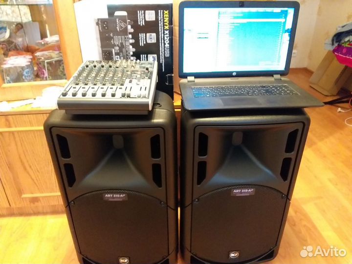 Аренда звуковой аппаратуры, микрофоны, rcf диджей