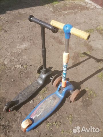 Самокат детский трехколесный бу
