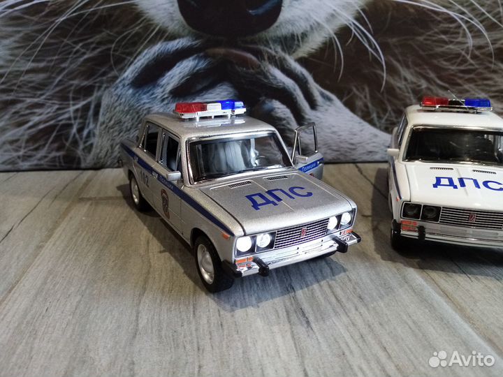 Ваз 2106 полицейский 1:24