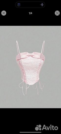 Корсетеный топ y2k shein