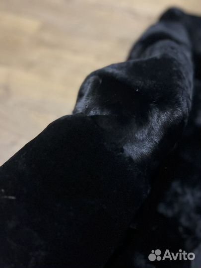 Шуба норка плюс искусственный мех