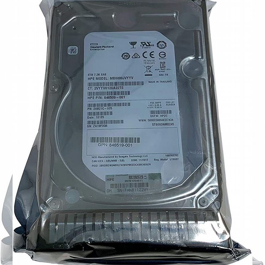 [846610-001] Жесткий Диск Hp 6tb Sas 12g 3.5 846610-001