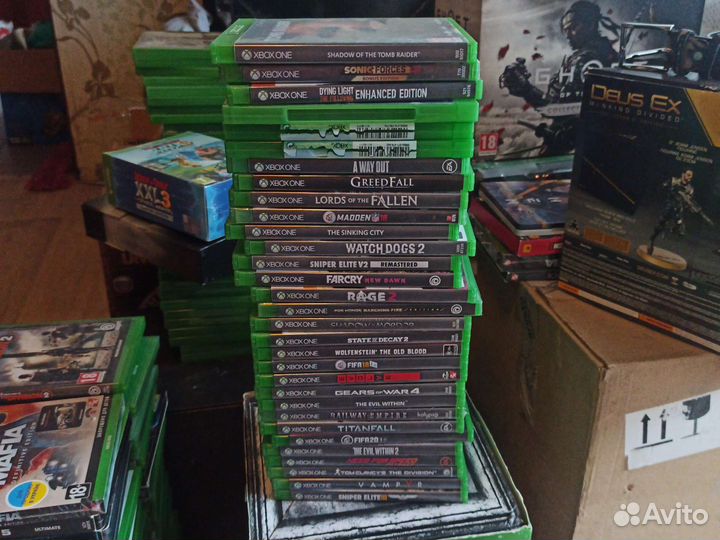 Игры на xbox one диски