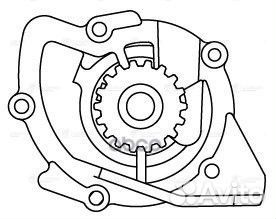 Насос водяной для а/м Ford Mondeo (07) /Citroen