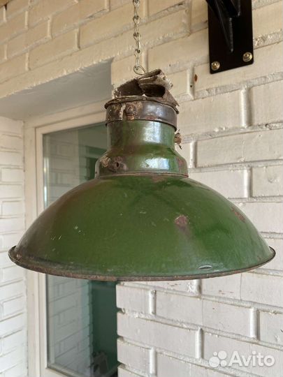 Светильник уличный шляпа эмаль СССР