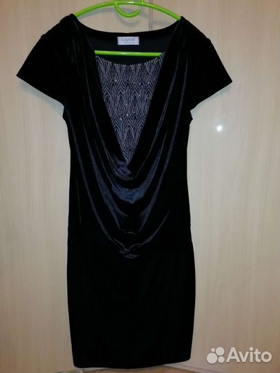 Платье бархат, 46