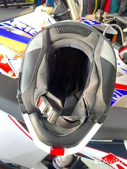 Шлем HJC rpha 90S semi flat pearl white (XL)