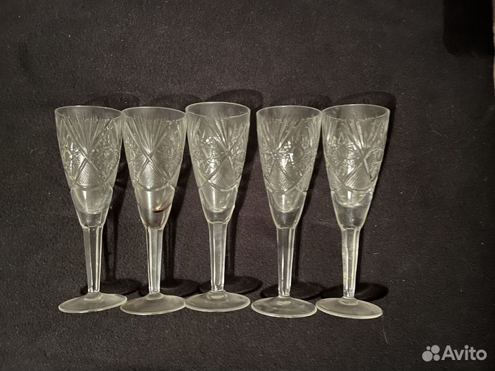 Бокалы хрусталь 18 см