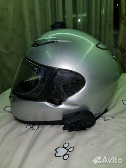 Шлем shoei xr 1100 c гарнитурой