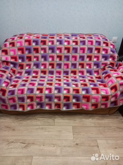 Плед покрывало ручная работа