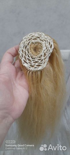 Шиньон из натуральных волос