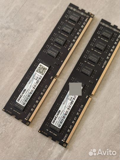 Оперативная память ddr3 2шт по 4gb
