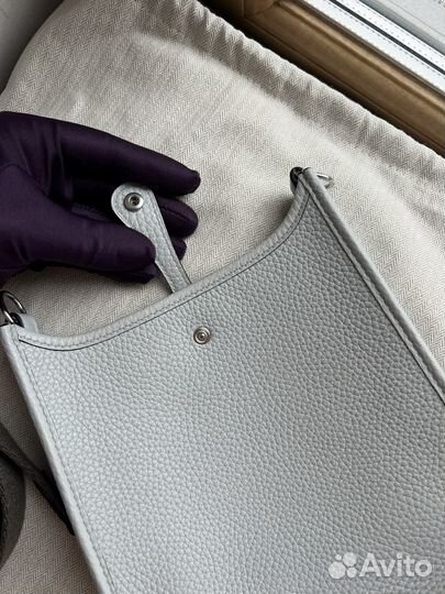 Сумка Hermes Mini evelyne grey