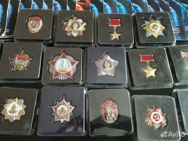 Коллекция журнальная копии-орденов СССР