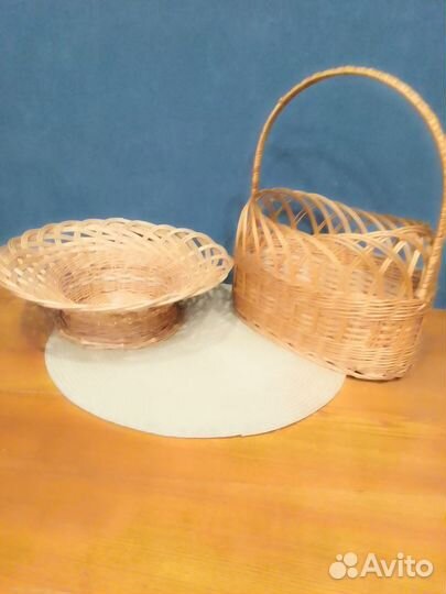 Корзина плетеная бу из лозы