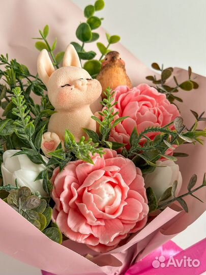 Букет из мыла ручной работы