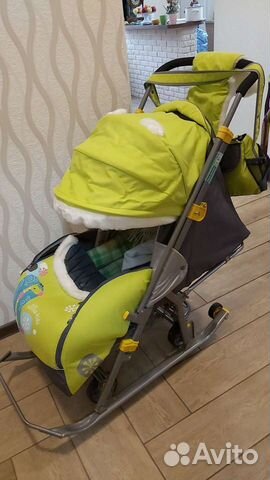 Санки коляска ника 7-2
