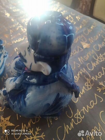 Гжель штоф коллекция автор. работа,картина