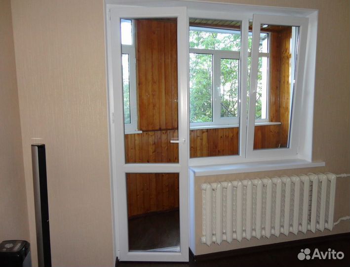 Балконный блок с обшивкой