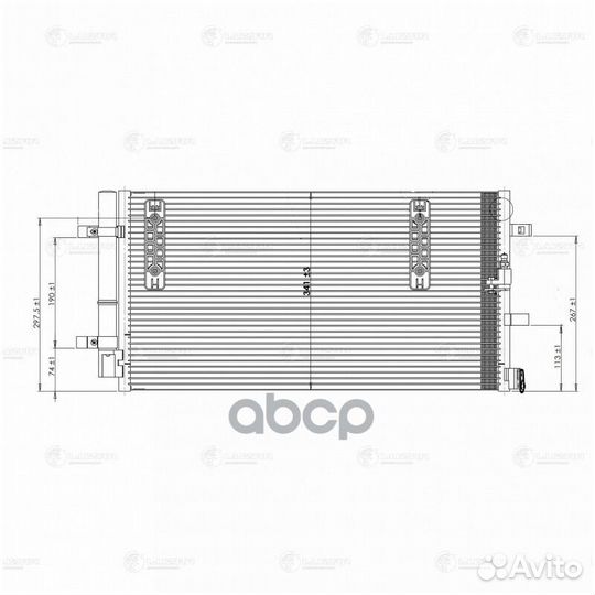 Конденсер audi A4/A5/A6/Q5