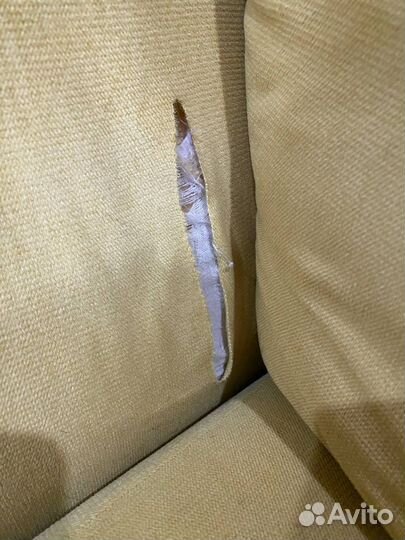 Диван горчичный с механизмом