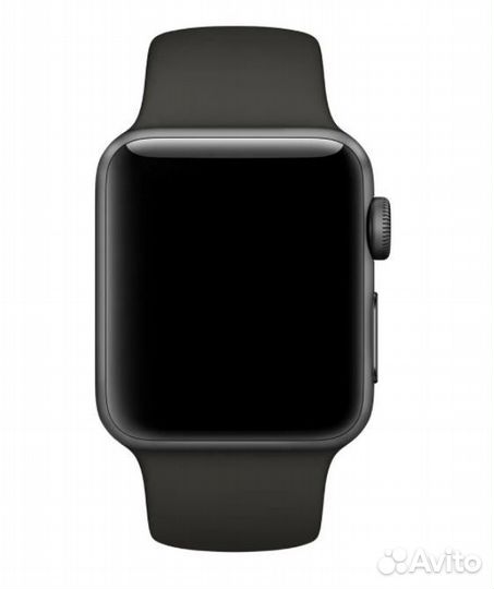 Ремешок на часы Apple watch черный