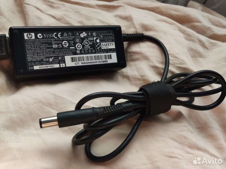Блок питания для ноутбука hp 18,5v 3,5A 65w