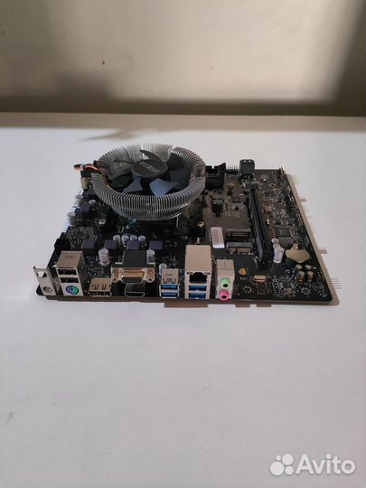 Материнская плата aqx300m + AMD Atlon 3000G