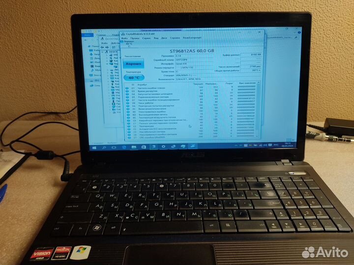 Asus K53U – запчасти, разбор
