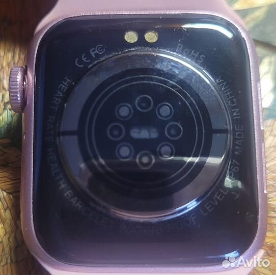 Розовые смарт-часы HW16