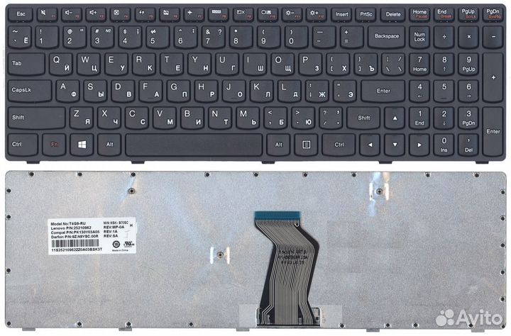 Клавиатура для ноутбука Lenovo G500, G505, G510