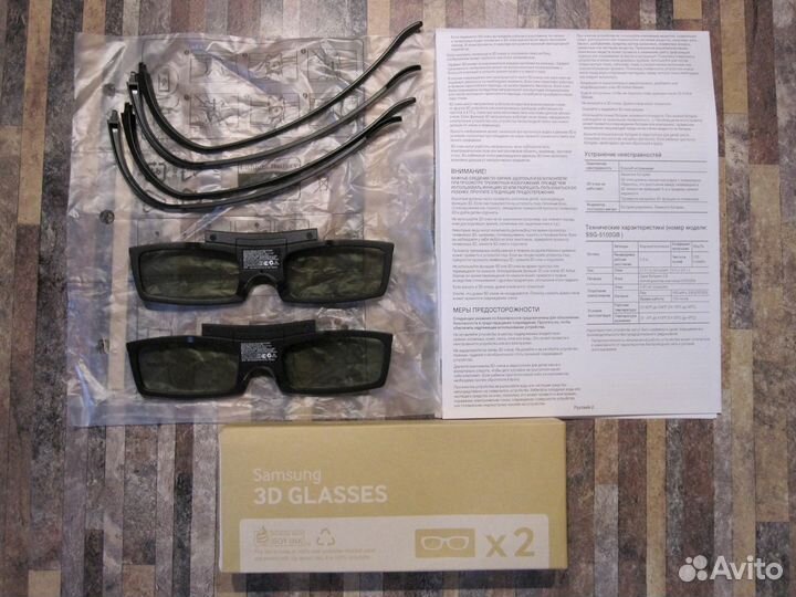 3D очки для TV samsung