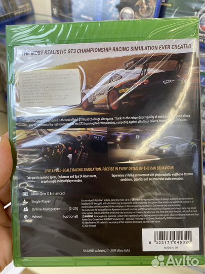 Assetto Corsa Competizione диск для Xbox новый