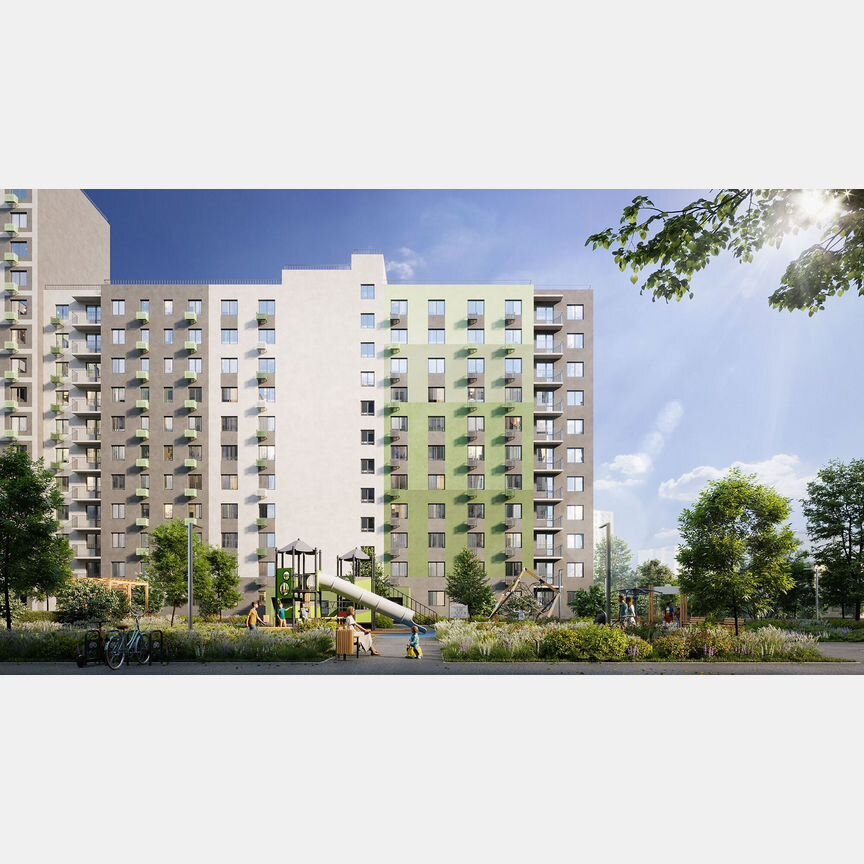 1-к. квартира, 32,3 м², 6/16 эт.